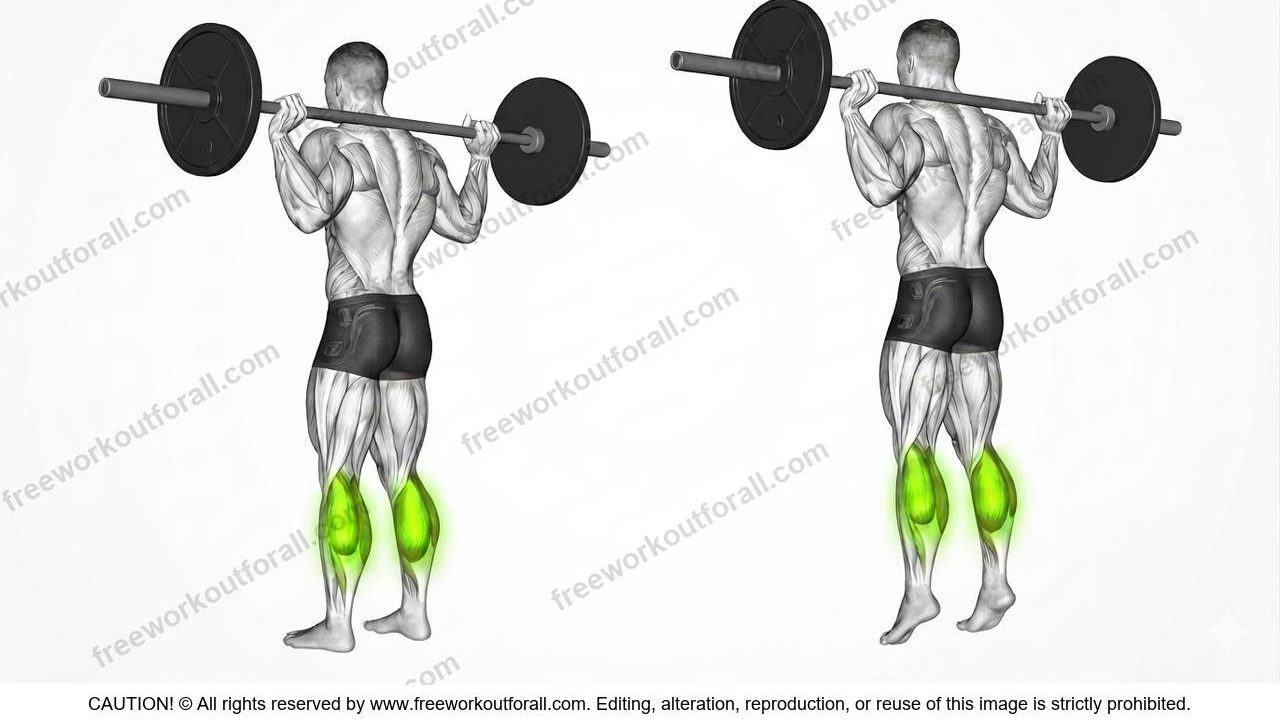 Barbell Calf Raises