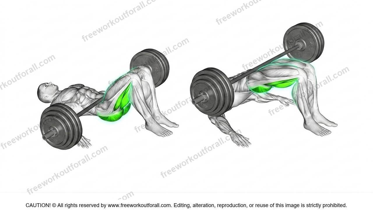 Barbell Glute Bridges