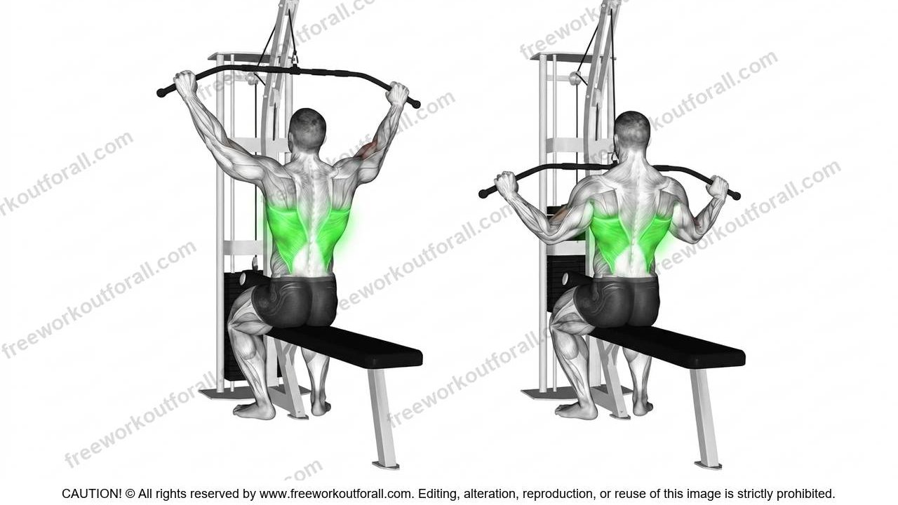 Cable Machine Lat Pulldown