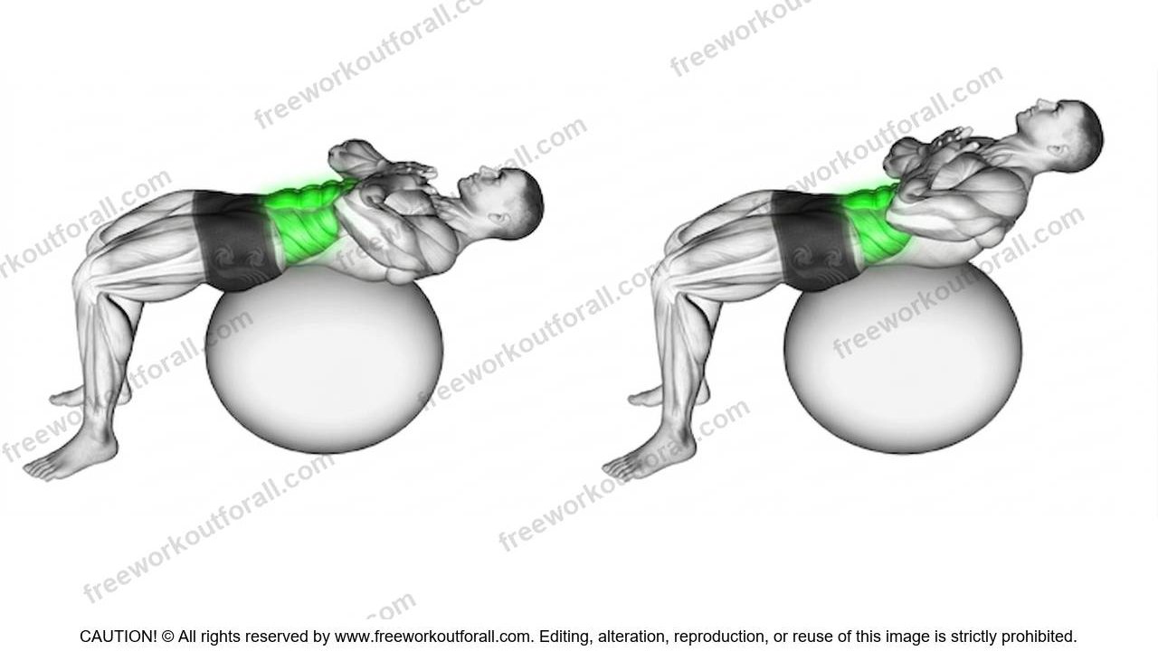Crunches On Swiss Ball