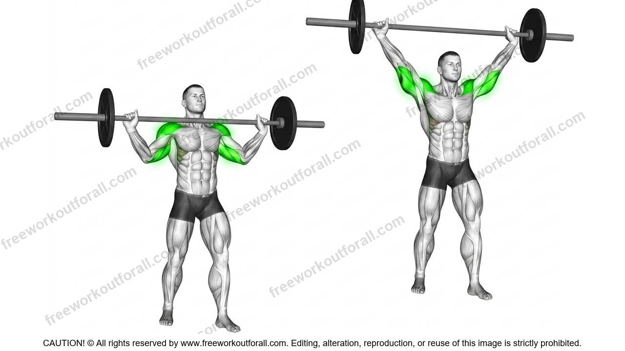 Overhead Press Wide Grip