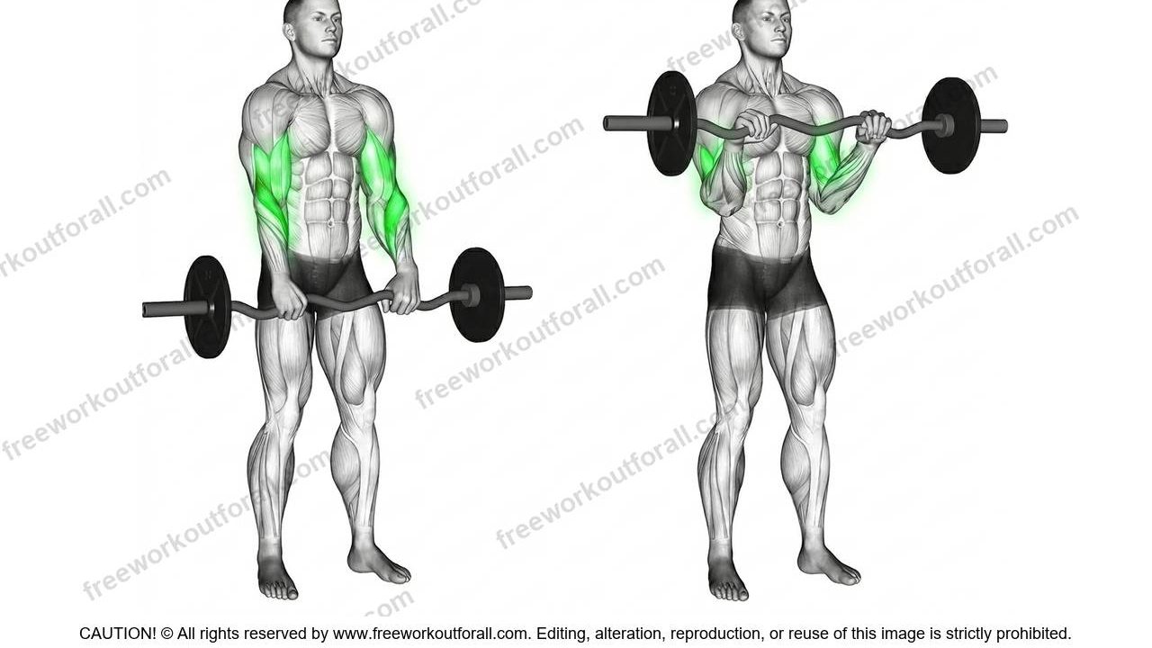 Reverse Barbell Curls