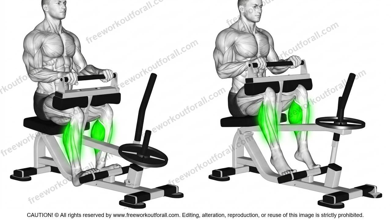Seated Machine Calf Raises