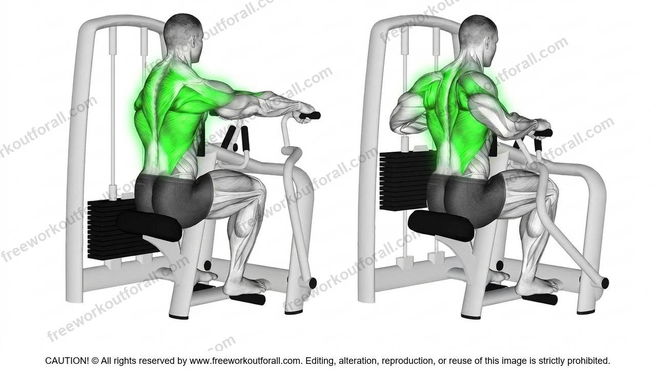 Seated Machine Rows