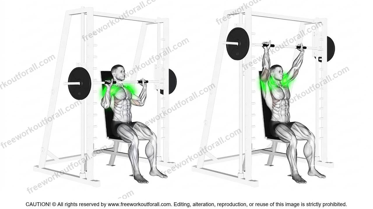 Smith Machine Overhead Press