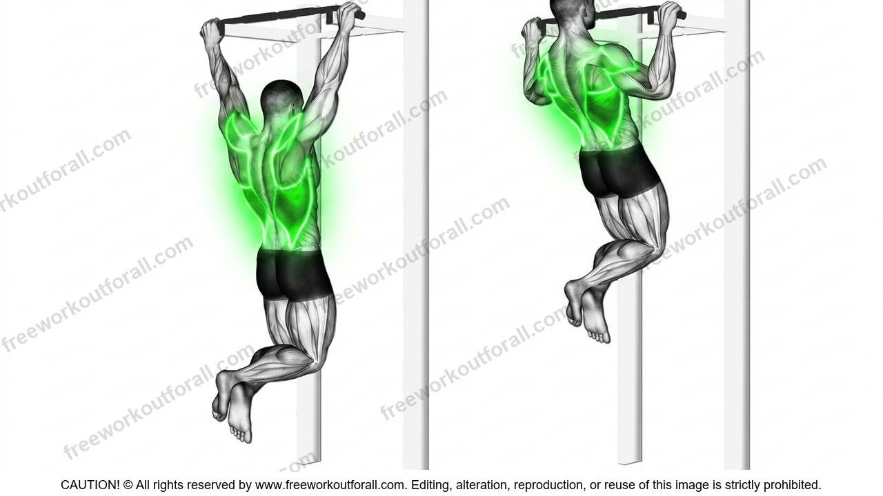 Wide Grip Pull Ups