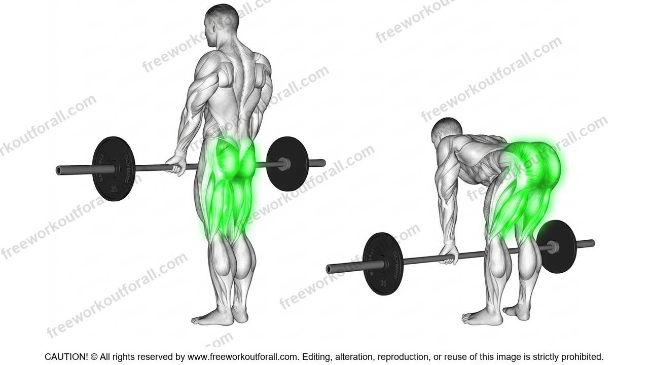 straight leg deadlifts