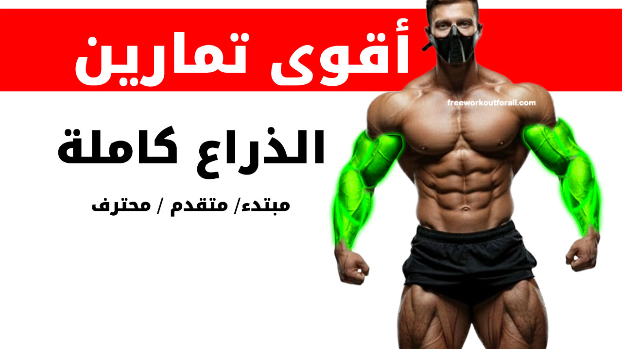 تمارين الذراع لكمال الأجسام