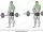 أداء تمرين Barbell Shrugs لاستهداف العضلة شبه المنحرفة